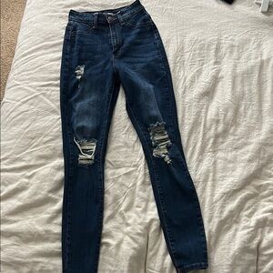 Fashion Nova Distressed Skinny Jeans